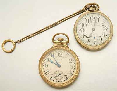 Lot 2816 - Two Open Face Gold-Filled Watches