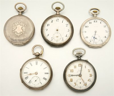 Lot 2819 - Fifteen Assorted Hunting Case and Open Face Watches