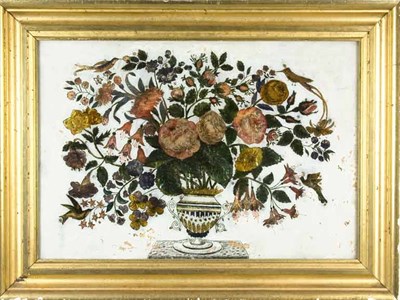 Lot 2188 - Tinsel Painting 19th Century Depicting a...
