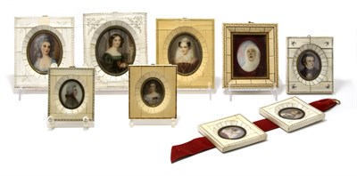 Lot 4190 - Miscellaneous Group of Framed Portrait...