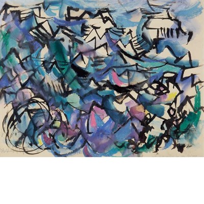 Lot 70 - Abraham Rattner American, 1895-1978 Study for...