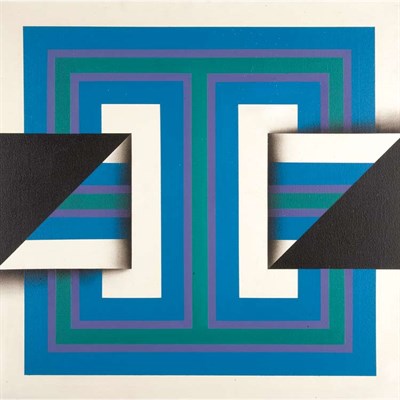 Lot 97 - Omar Rayo Colombian, b. 1928 Palindrome 10,...