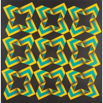 Lot 98 - Omar Rayo Colombian, b. 1928 9-Soles, 1967...