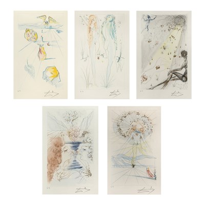 Lot 405 - Salvador Dali (1904-1989) THE KISS; THE...