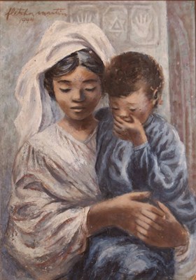 Lot 75 - Fletcher Martin American, 1904-1979 Mother and...