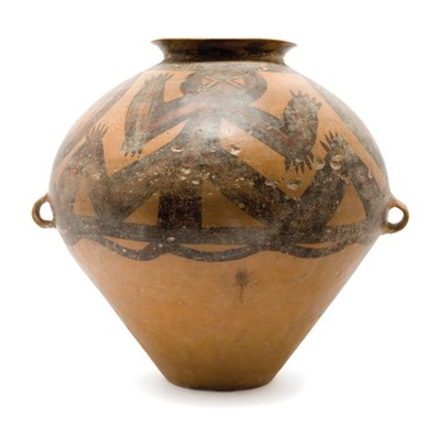 Lot 196 - Chinese Neolithic Painted Pottery Vase...