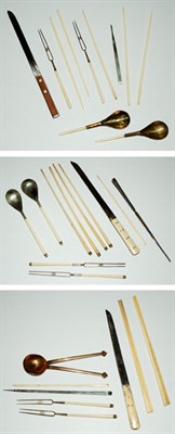 Lot 90 - Group of Three Traveling Utensil Sets...