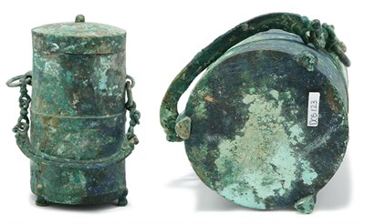 Lot 256 - Chinese Bronze Container Han Dynasty Of...