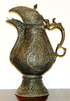 Lot 672 - Silvered Islamic Ewer