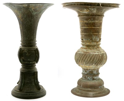Lot 65 - Chinese Archaistic Bronze Vase 19th Century Of...