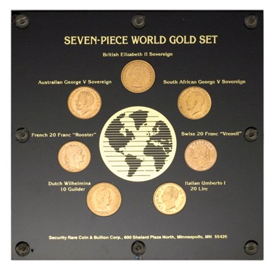 Lot 446 - World Gold Set