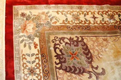 Lot 1570 - Silk Chinese Carpet Approximately 18 feet x 12...