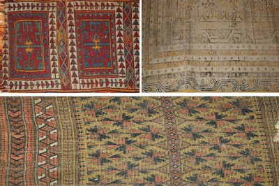 Lot 1573 - Group of Three Rugs Comprising a Koulah prayer...