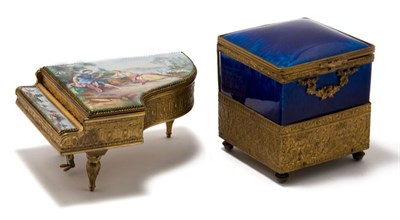 Lot 4425 - Two Louis XVI Style Music Boxes Comprising a...