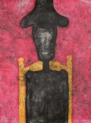 Lot 3424 - Rufino Tamayo HOMBRE EN NEGRO (P. 219) Color...