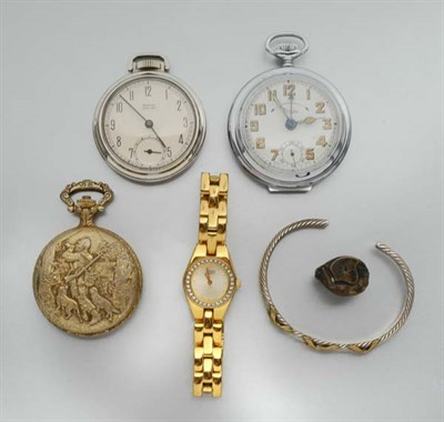 Lot 2795 - Ten Assorted Pocket Watches and Group of Assorted Jewelry