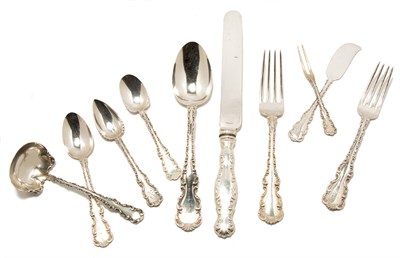 Lot 4309 - Assembled Whiting Sterling Silver Flatware...