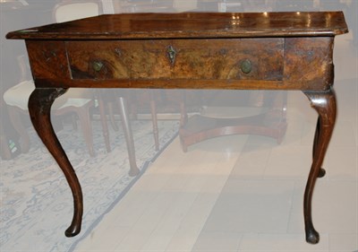 Lot 110 - Continental Walnut Side Table 18th Century The...