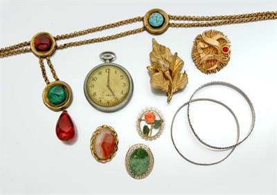 Lot 2922 - Assorted Group of Silver and Metal Jewelry