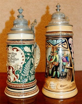 Lot 390 - Two of German Beer Steins