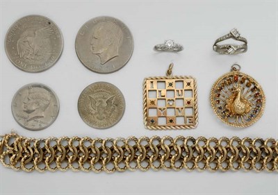 Lot 2106 - Assorted Group of Jewelry and U.S. Coins