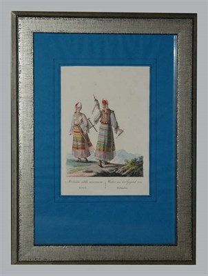 Lot 1115 - Artist Unknown MEHADIA Hand-colored engraving....