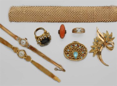 Lot 2049 - Group of Gold and Metal Jewelry and Assorted U.S. Coins