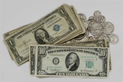 Lot 2056 - Assorted Group of U.S. Coins and Currency