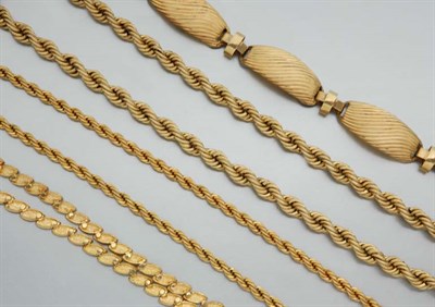 Lot 2124 - Group of Gold and Metal Jewelry