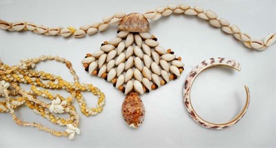Lot 2152 - Group of Shell Jewelry