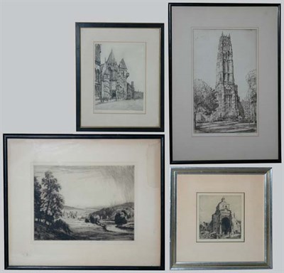 Lot 1142 - William Lee Hankey [FIGURES OUTSIDE CHURCH]...