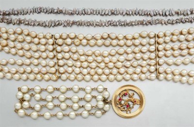 Lot 2159 - Assorted Group of Cultured Pearl and Fresh Water Pearl Jewelry