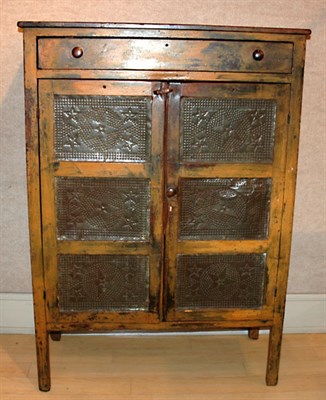 Lot 2230 - Painted Pie Safe Pennsylvania, 19th century...