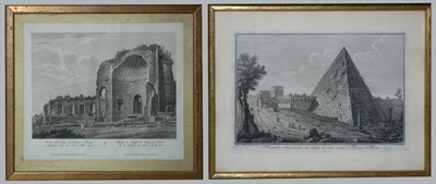Lot 1111 - Vasi and Piranesi PIRAMIDE SEPOLORALE DI CAJO...