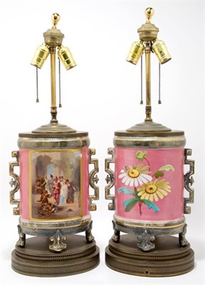 Lot 4511 - Pair of Louis XVI Style Gilt-Metal Mounted...