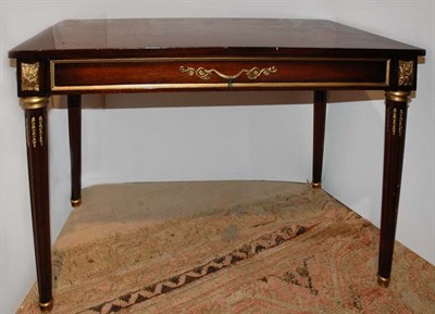 Lot 4503 - Louis XVI Style Gilt-Metal Mounted Mahogany...