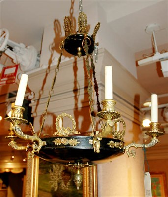 Lot 551 - Empire Style Gilt and Patinated-Metal...