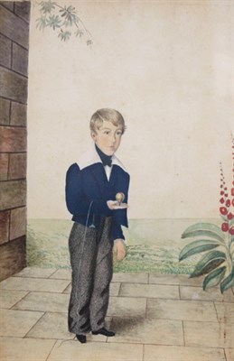 Lot 2024 - American School 19th Century Portrait of...
