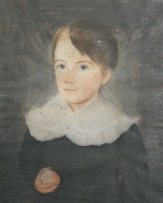 Lot 2023 - American School 19th Century Portrait of a...