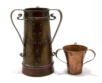 Lot 4463 - Russian Brass and Copper Tyg Late 19th/early...