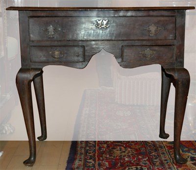Lot 513 - George II Oak Lowboy Height 27 1/2 inches,...