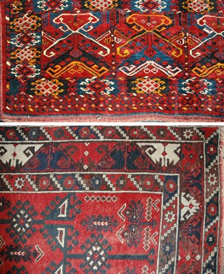 Lot 696 - Two Rugs Comprising a Bergama rug and an...