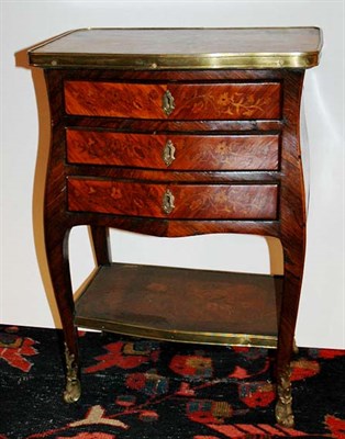 Lot 4266 - Louis XV Style Gilt-Metal Mounted Marquetry...