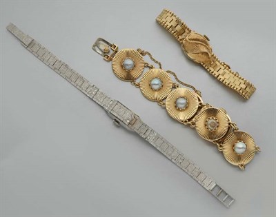 Lot 2882 - Four Bracelet-Wristwatches