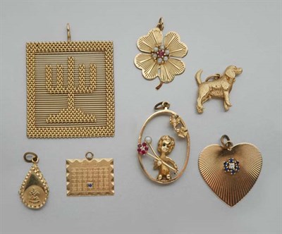 Lot 2879 - Assorted Group of Charms and Earrings