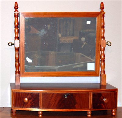 Lot 2132 - Federal Mahogany Dressing Glass Circa 1825...