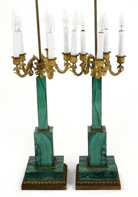 Lot 4258 - Pair of Louis XVI Style Gilt-Bronze and...