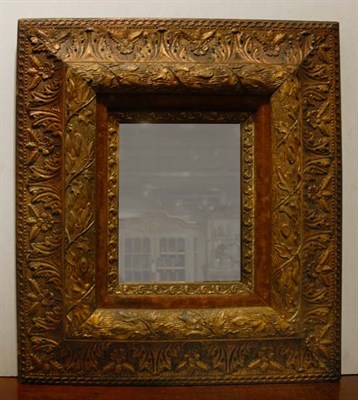 Lot 275 - American Gilt-Wood Mirror Height 23 inches,...