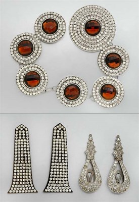 Lot 2909 - Group of Assorted Rhinestone Jewelry