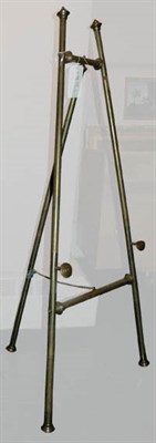 Lot 1165 - Brass Picture Easel Height 59 1/2 inches;...